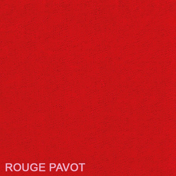 Housse de futon rouge pavot